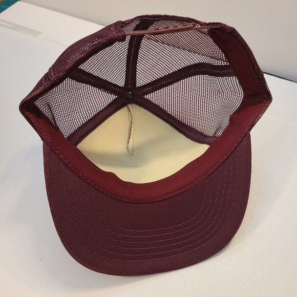 Vintage 90s Trucker Hat First Choice Network Patch Mesh Adjustable Hat - Picture 7 of 8